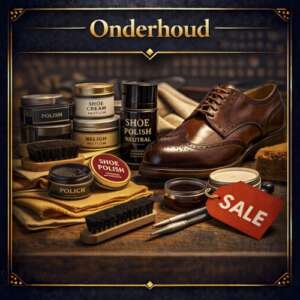 Schoen onderhoud product tegel bij verwijderde originele foto's