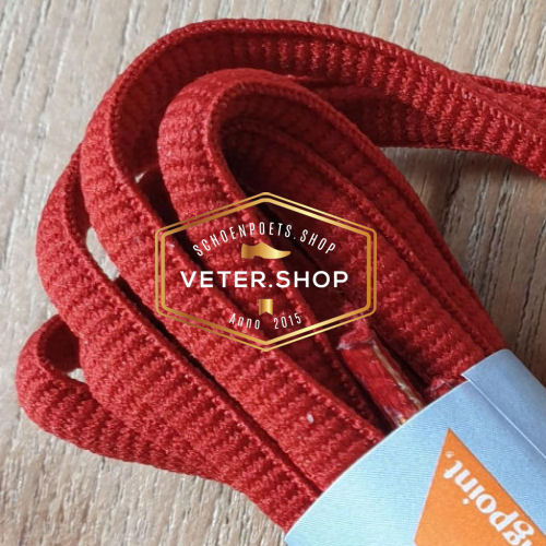 Rode ovale schoenveter