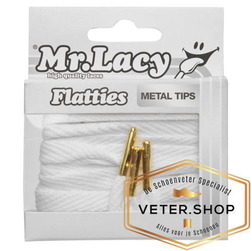 MrLacy metal tips wit goud