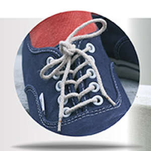 Ronde Ringpoint schoenveter 64