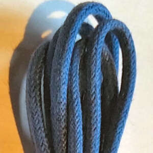 Waxed gewaxte schoenveters Marla Professional royal blue