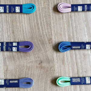 Saphir veters meerdere kleuren