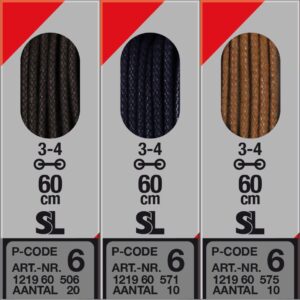 SL 1219 dunne ronde veters