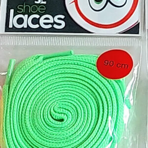 Platte Fashion Schoenveters in heldere kleuren 120cm lang 9mm breed Laatste NEON kleuren