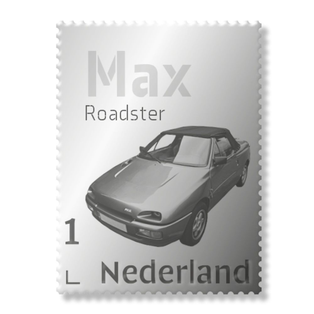 Zilveren postzegel 2023 max roadster
