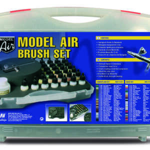 Vallejo 71.172 Model Air basis set van 29 flesjes inclusief Airbrush
