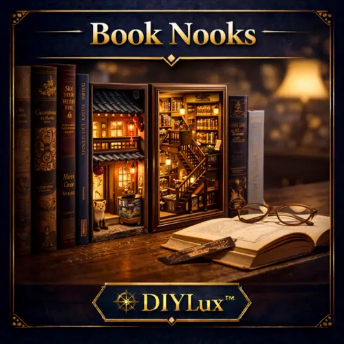 Book nooks miniatuur bouwsets bij DIYLux