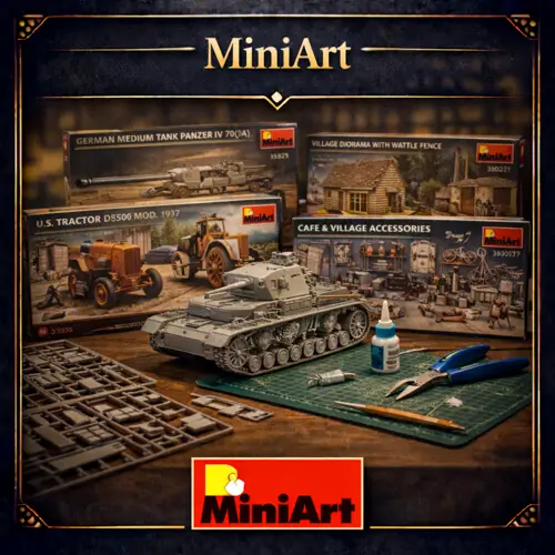 MiniArt plastic modelbouw kits bij DIYLux