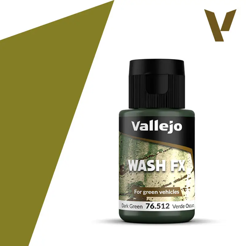 Vallejo Model Wash FX 76512 dark green