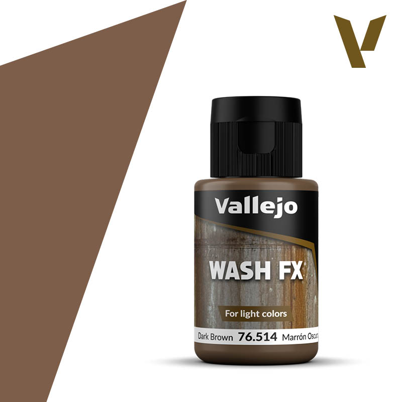 Vallejo Model Wash FX 76514 dark brown