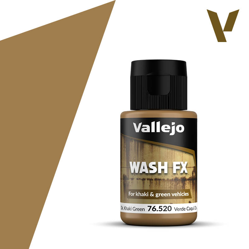 Vallejo Model Wash FX 76520 Dark Khaki