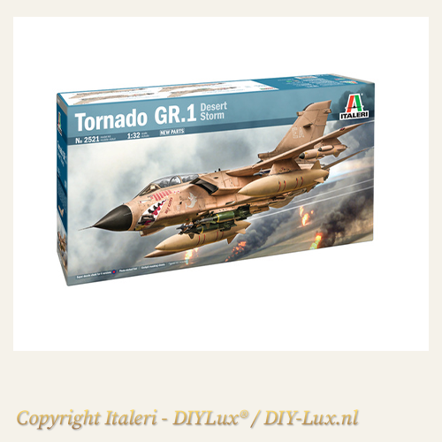 Italeri 2521 Tornado GR.1 Desert Storm gevechtsvliegtuig schaalmodel