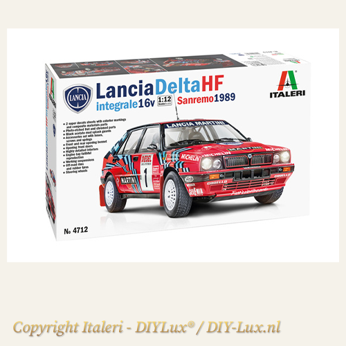 Italeri 4712 Lancia Delta HF Integrale Sanremo 1989