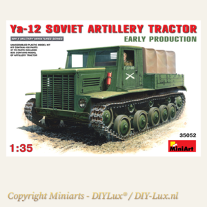 Miniart 35052 Soviet Artillery Tractor Ya-12 Early Production