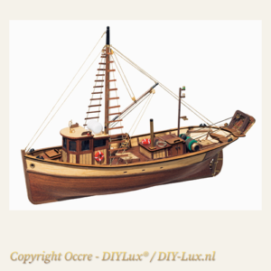 Occre 12000 Palamos Spaanse vissersboot Houten Modelbouw schaal