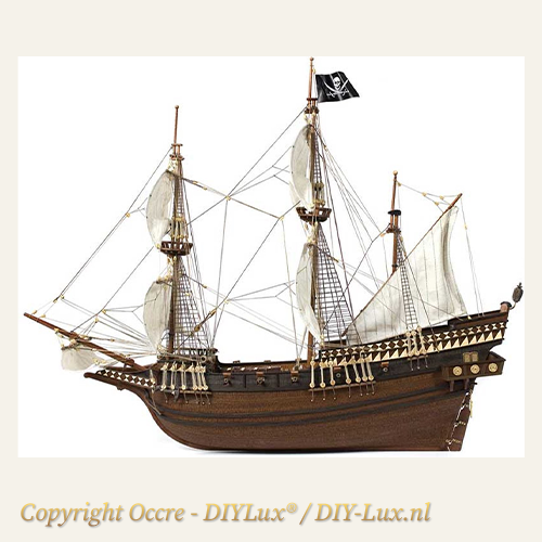 Occre 12002 Buccaneer piraten schip Modelbouw boot