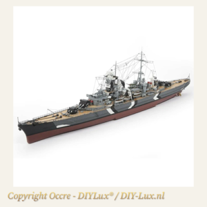 Occre 16000 Occre - Prinz Eugen - Oorlogsschip - Houten Modelbouw