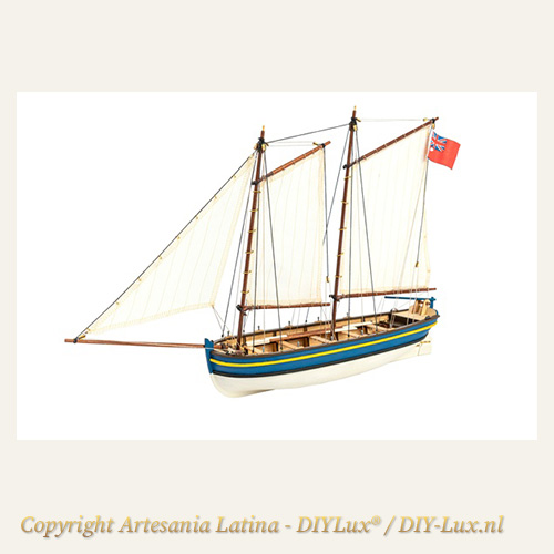 Artesania Latina 19005 Captain's Launch HMS Endeavour houten modelbouwkit 1:50 | DIYLux