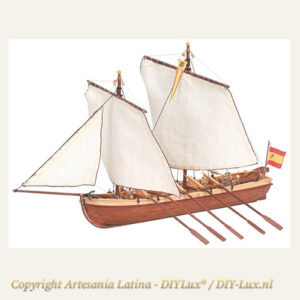 Artesania Latina 19014 Captain's Boat Santísima Trinidad houten modelbouwkit 1:50 | DIYLux