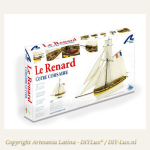 Artesania Latina 22401 Le Renard Corsair Cutter houten modelbouwkit 1:50 | DIYLux