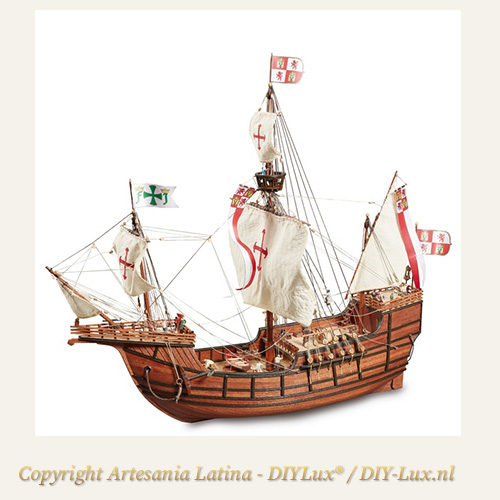 Artesania Latina 22411-N Caravel Santa Maria houten modelbouwkit 1:65 | DIYLux