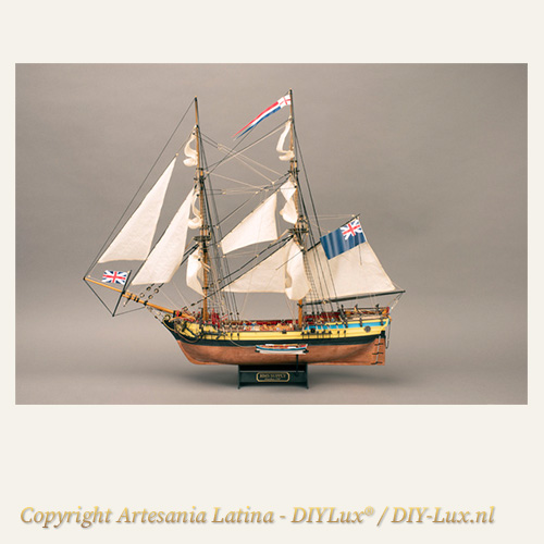 Artesania Latina 22420 HMS Supply Armed Brig houten modelbouwkit 1:50 | DIYLux
