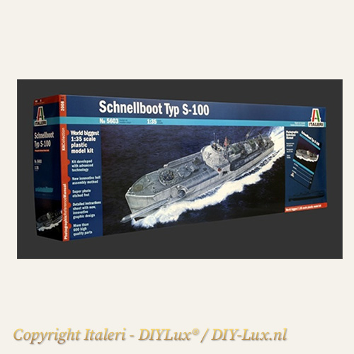 Italeri 5603 Schnellboot S-100 torpedoboot premium edition schaalmodel