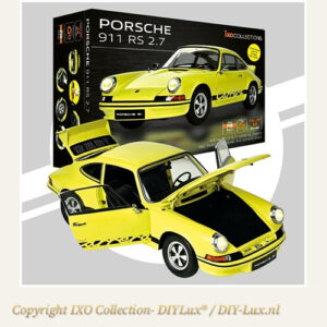IXO Collections Porsche 911 Carrera RS 2.7 Yellow 1/8 exclusief bouwmodel