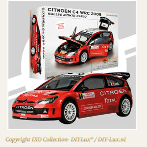 IXO Collections Citroën C4 WRC 1/8 exclusief bouwmodel