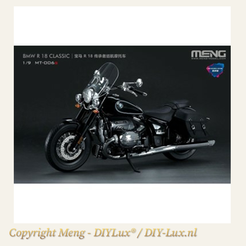 Meng MT006s BMW R 18 Classic (voorgekleurde uitvoering) kunststof Motorfiets modelbouwpakket 1:9