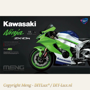Meng MT007s Kawasaki ZX-10R (voorgekleurde uitvoering) kunststof Motorfiets modelbouwpakket