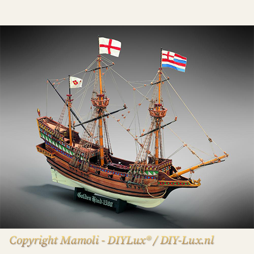 Mamoli MV30 Golden Hind houten scheepsmodelbouwpakket
