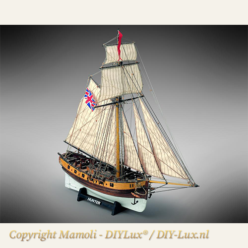 Mamoli MV35 Hunter houten scheepsmodelbouwpakket