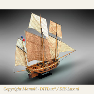 Mamoli MV38 Le Coureur houten scheepsmodelbouwpakket