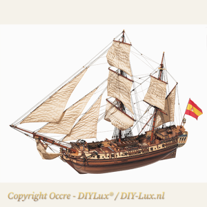 OcCre 13000 Candelaria houten scheepsmodelbouwpakket