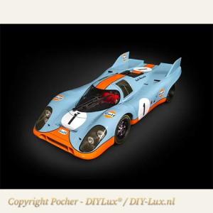 Pocher HK118 Porsche 917K - Gulf edition exclusief schaalmodelbouwpakket