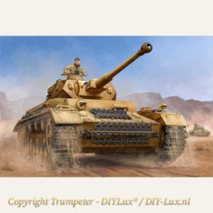 Trumpeter 919 Pz.Kpfw. IV Ausf. H kunststof tankmodel bouwpakket schaal 1/16