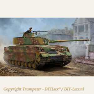Trumpeter 921 German Pz.Kpfw. IV Ausf. J kunststof tankmodel bouwpakket schaal 1/16