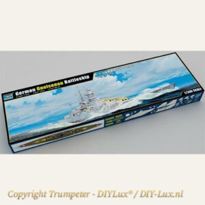 Trumpeter 3714 German Battleship Gneisenau kunststof slagschip bouwpakket schaal 1/200