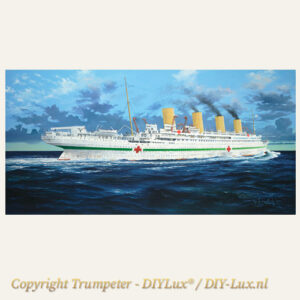 Trumpeter 3721 HMHS Britannic kunststof scheepsmodel bouwpakket schaal 1/200